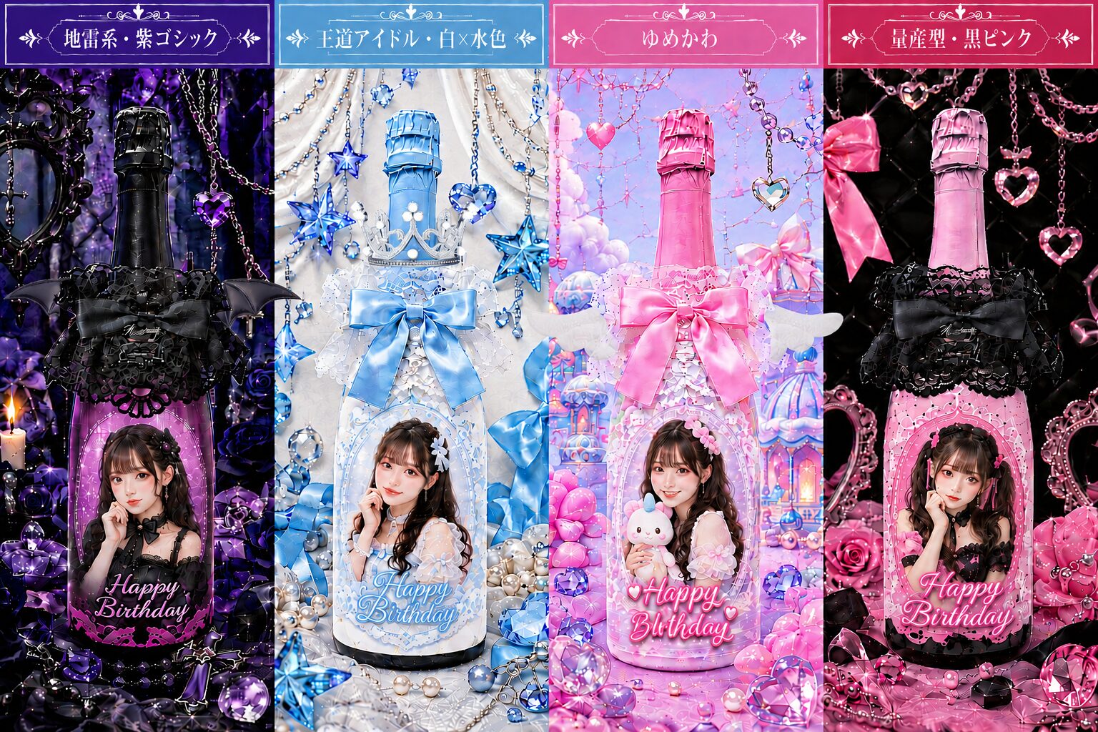 地雷系・アイドル系・ゆめかわ・量産系のオリシャン